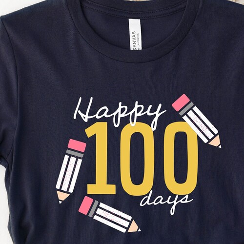 100th Day of School Shirt for Teachers 100 Days Teacher Etsy
