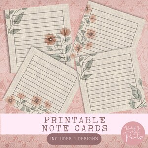 Cartes de correspondance vierges à insérer pour journalisation Notes ligné 4 x 4 Cartes carrées imprimables pour projets d'artisanat Papier de scrapbooking Notes de boîte à lunch