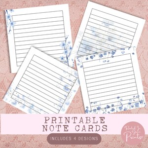 Cartes de correspondance vierges à insérer pour journalisation Notes ligné 4 x 4 Cartes carrées imprimables pour projets d'artisanat Papier de scrapbooking Notes de boîte à lunch