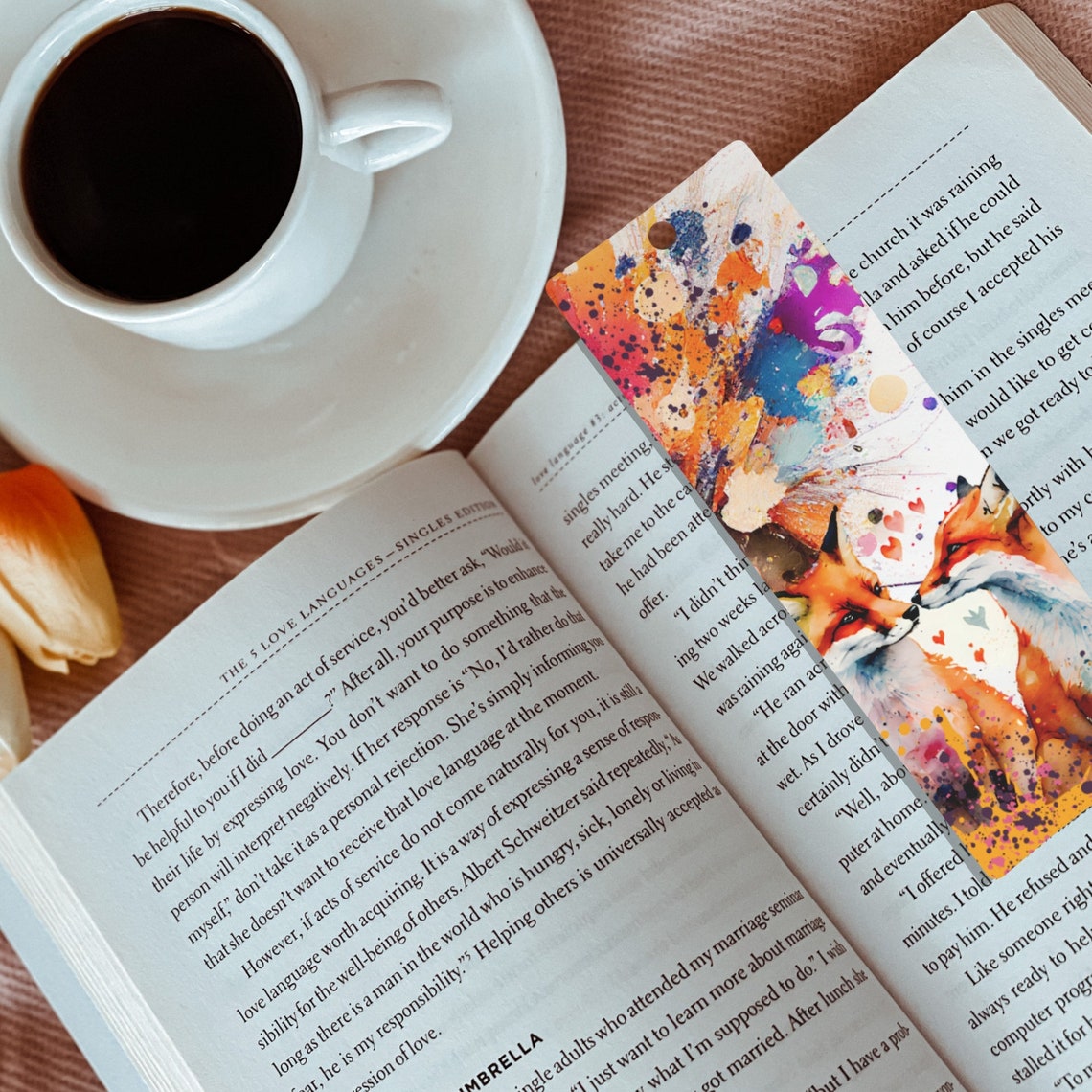 Fox Printable Bookmarks Printable Bookmark Set Fox Bookmarks Watercolor ...