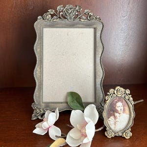 Pair of Brass Rose Frames