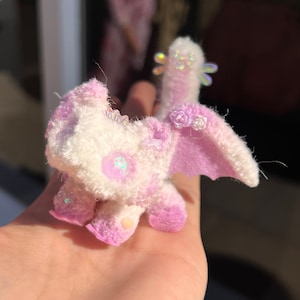 Pfeifenputzer Drache, flauschig und niedlich, Handgemacht in verschiedenen Stilen