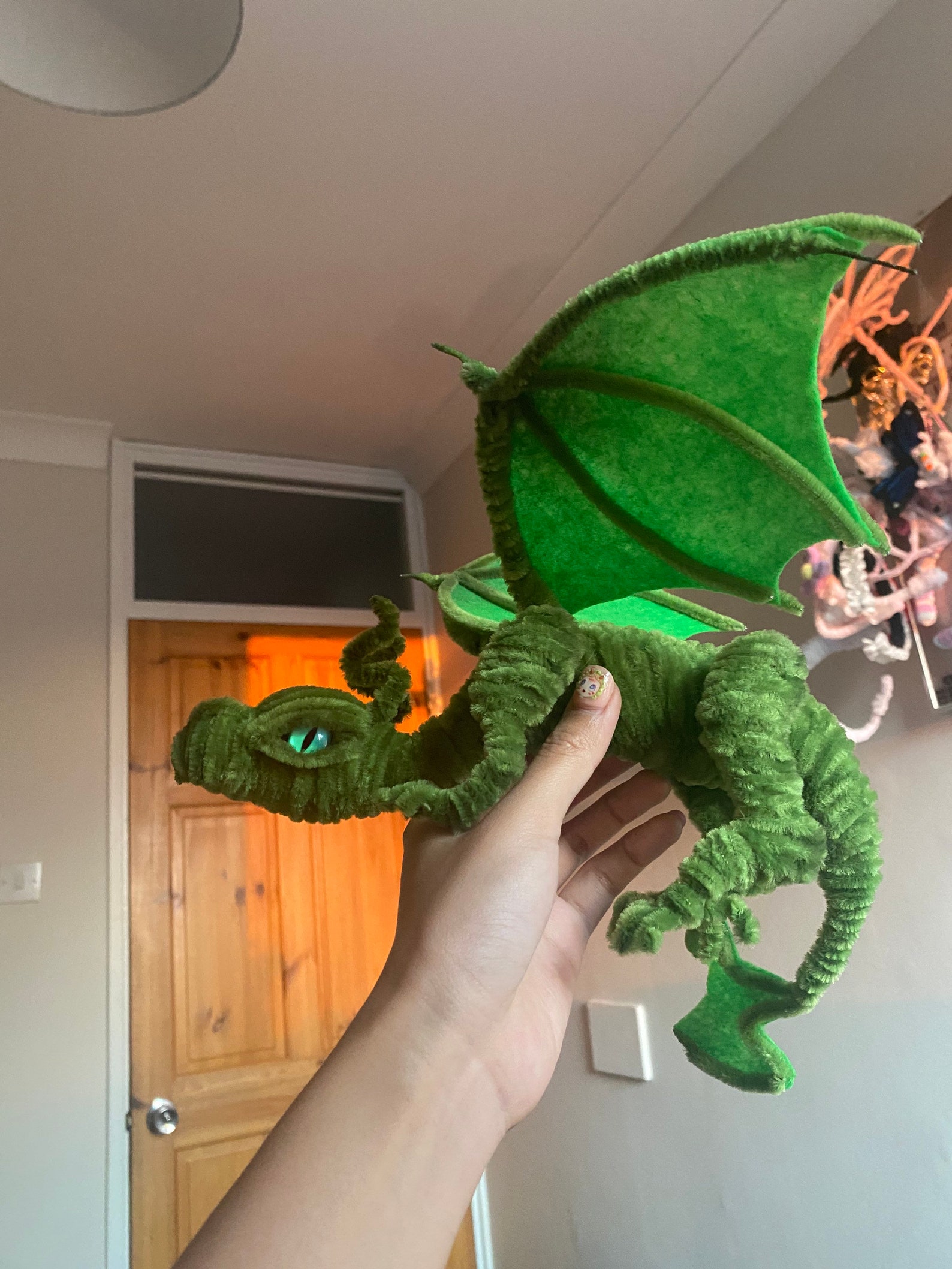 Pipe Cleaner Dragon DIY Kit & Tutorial Chenille Stem Dragon Etsy UK