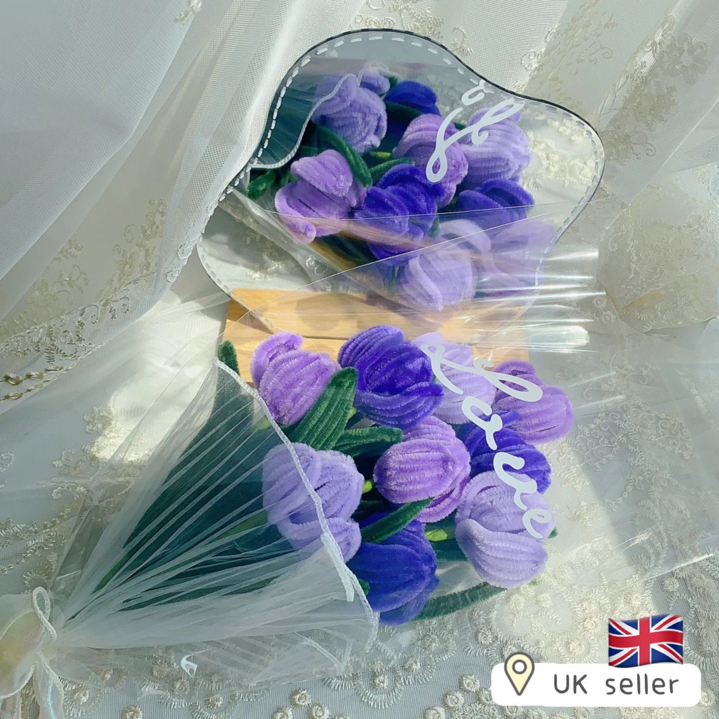 200pcs Pipe Cleaner Tulip Flower Kit DIY Home Decoration Craft Gift Id –  Cutediyvrolija