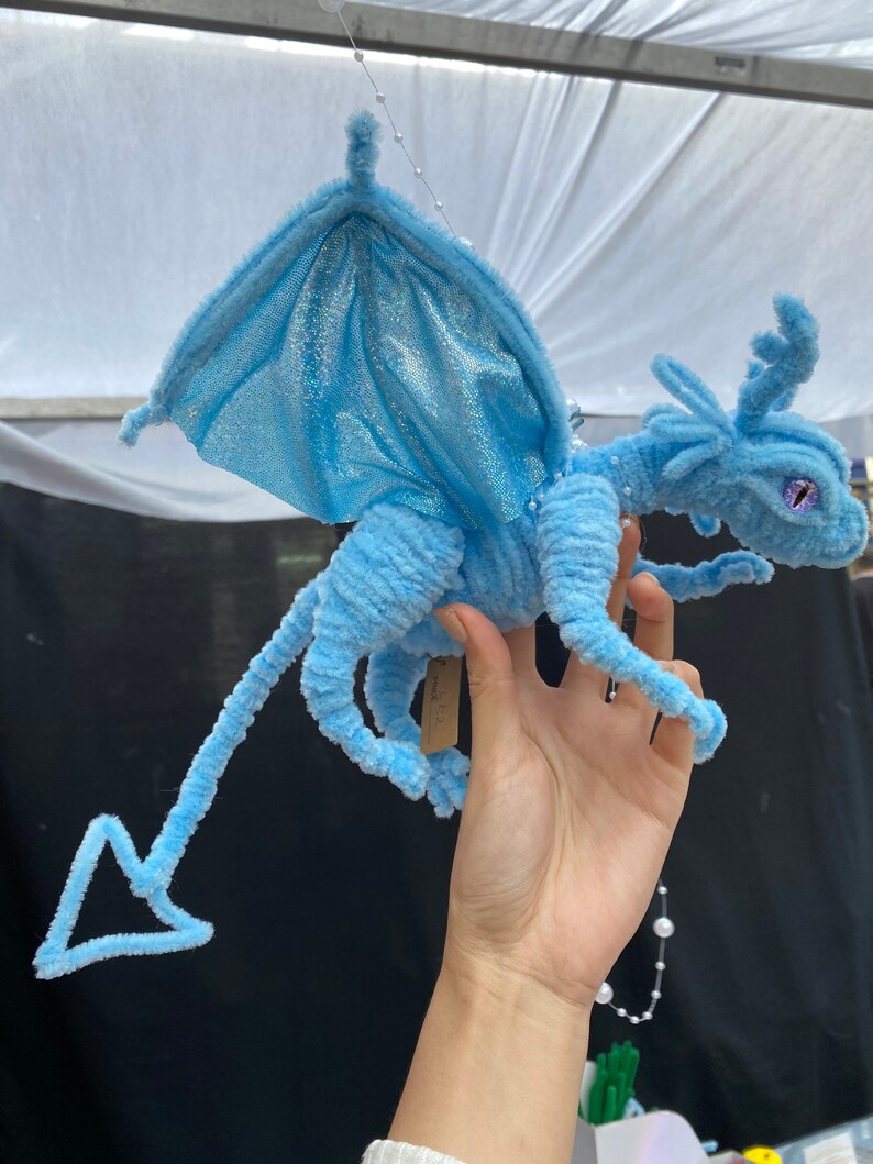 Pipe Cleaner Dragon DIY Kit & Tutorial Chenille Stem Dragon Etsy UK