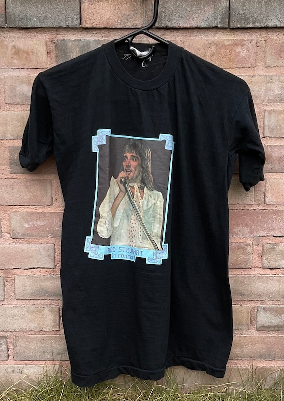 Rare vintage 1975 Rod Stewart In Concert tshirt
