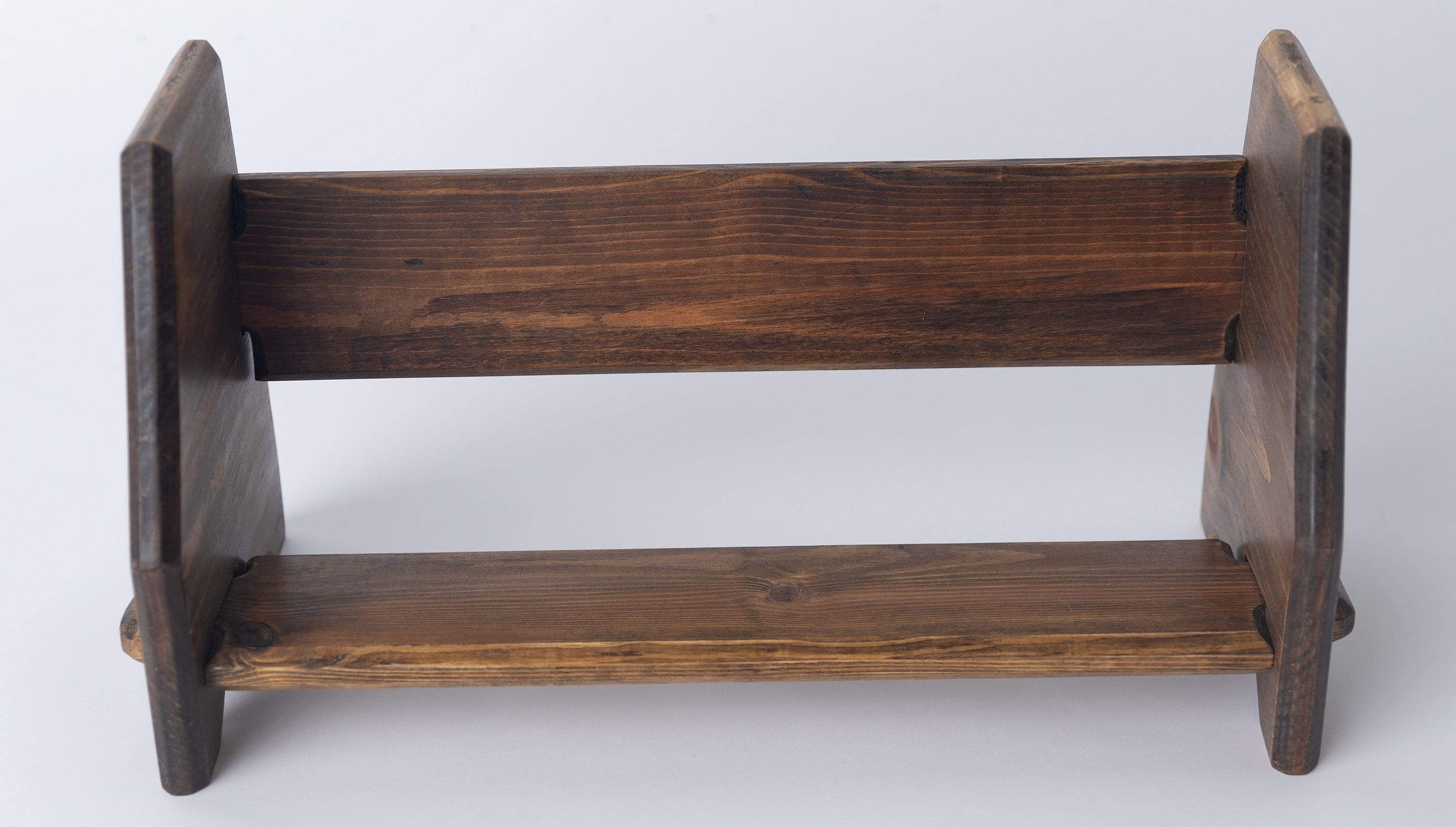 Wood Desktop Bookshelf Bookstand Handmade Book Rack Etsy