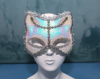 Fox Mask  Cat Mask  Sequin Mask   Diamond Mask  Masked Party   Halloween Mask  Masked Queen