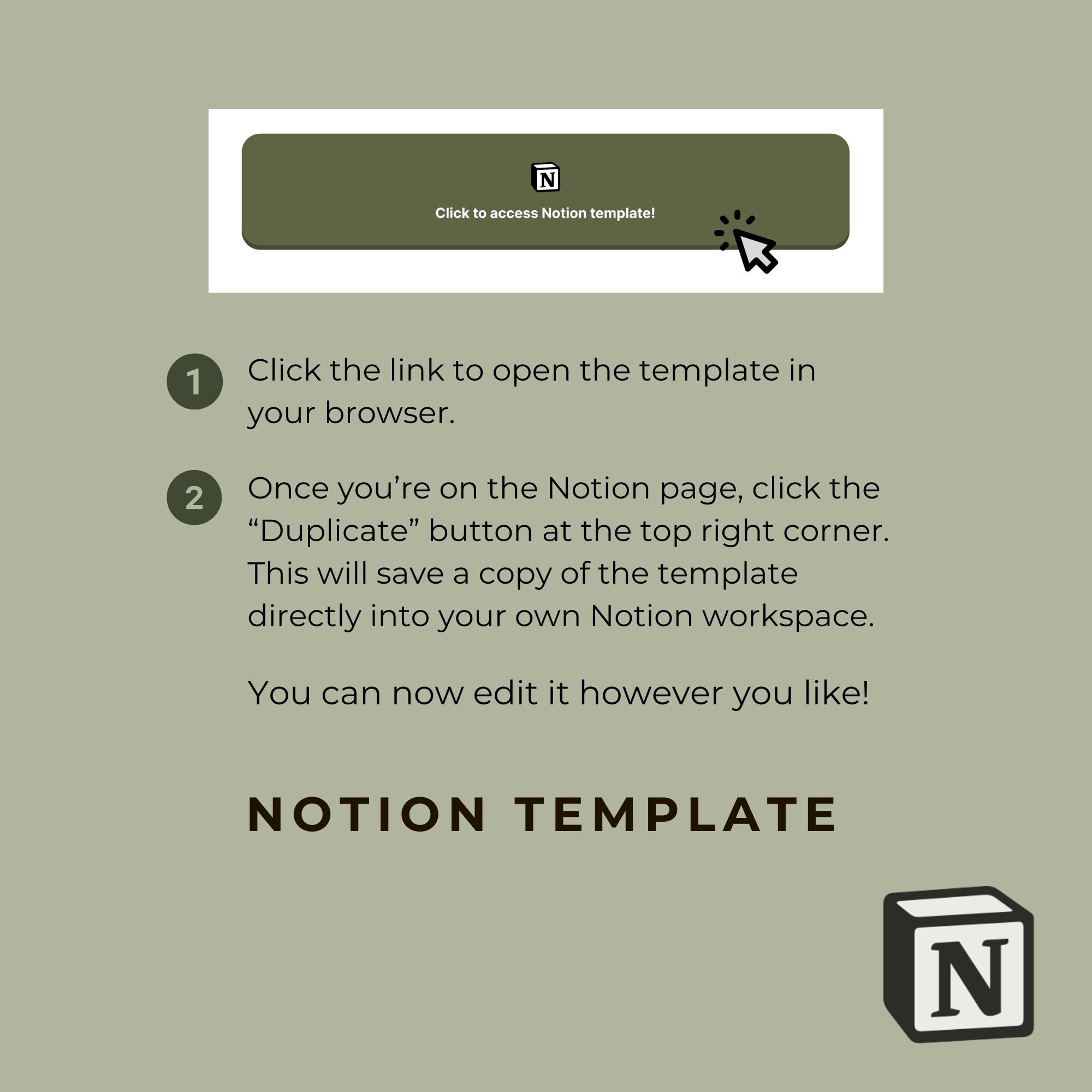 Visual Identity Guide Notion Template for Plant Shops | Branding, Logos ...