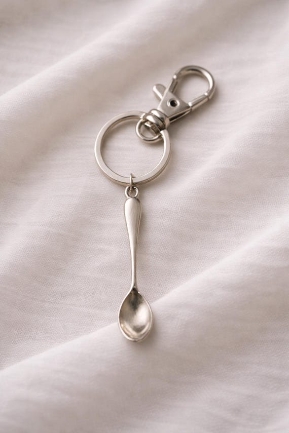 Spoon Keychain • Spoonie • Spoon Theory • Chef Gift • Foodie Keychain