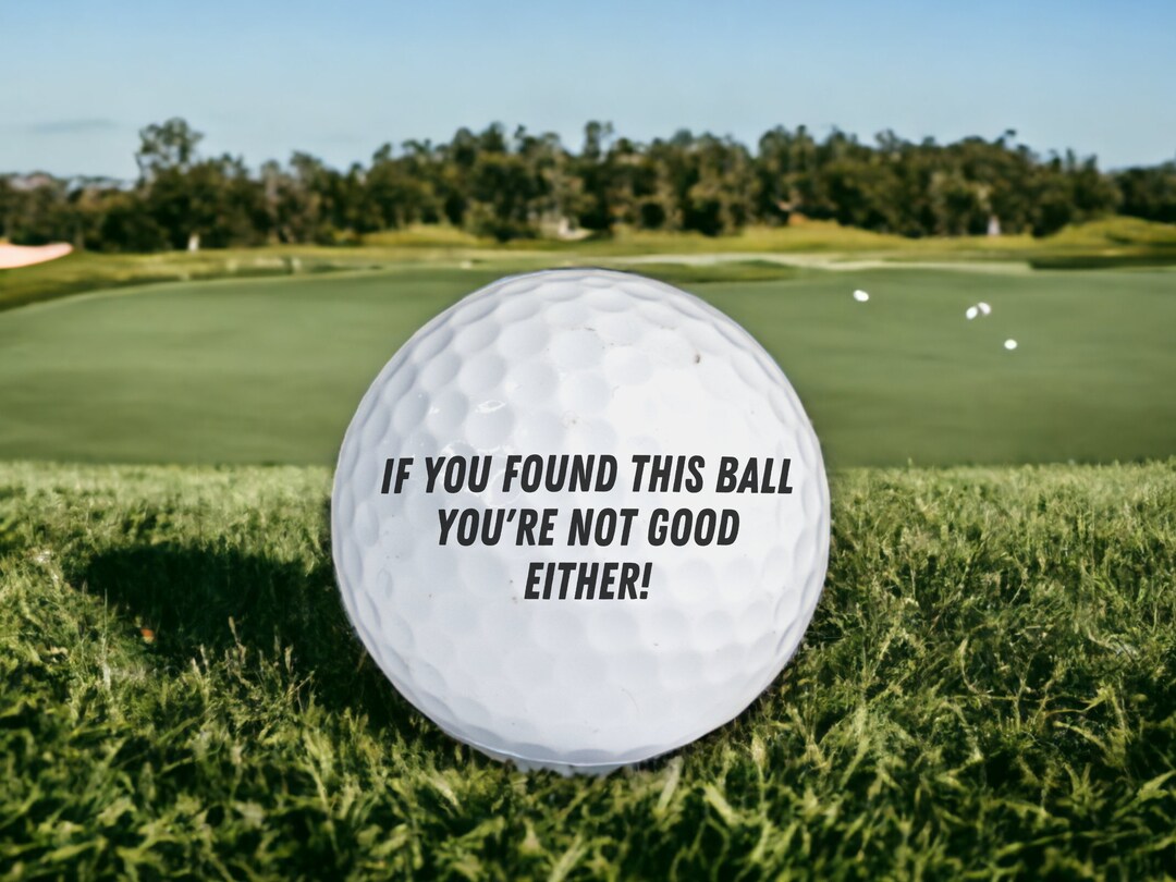 Funny Golf Ball, Personalized Golf Ball, Color Printed Golf Balls