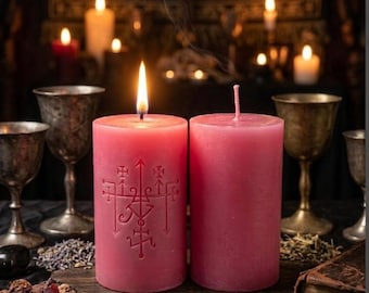 Sello de diosas grabado, 3x2 pulgadas, para fijar a una vela, Hécate, Afrodita, Lilith, Naamah.