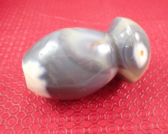 Jumbo Natural Orca Agate Crystal Mushroom - Smooth Polished Standing Shroom - 4 Inch Tall 1 Pound Mushroom - No Chips Cracks #MUSHY#1036