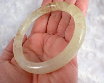 59.0mm Citrine Bangle Bracelet - Citrine Crystal Bracelet - Yellow Citrine - Natural Citrine Crystal Bracelet #JEWEL#1582