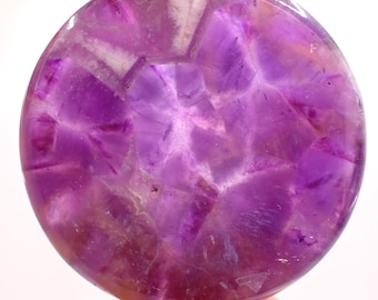 Gorgeous Natural Purple Amethyst Crystal Bowl - Smooth Polished Small 2-2.5 Inch Shallow Bowl - Purple Tray for Crystals Amethyst BOWLS#1125
