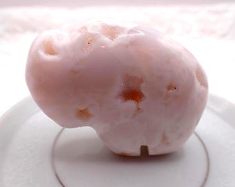 Sparkly White Druzy Agate Crystal Buffalo Carving - White Buffalo Standing - 2.25 Inch Druzy Agate White Crystal Buffalo Carving #ANMLS#1268
