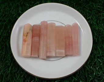 Pretty Pink Mini Natural Rose Calcite Crystal Point - Small Smooth Faceted - 1.5-2 Inch Mini Point - Natural Calcite Crystals #POINT#1010