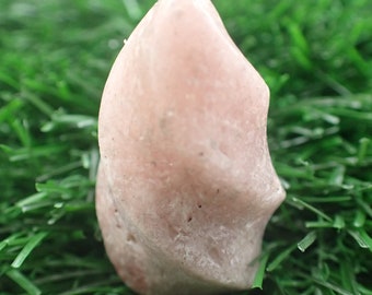 Tiny Pink Amethyst Flame Shaped Crystal Carving - Natural Pink Amethyst Crystal - Pink Amethyst Pink Crystal - 1.25 Inch Crystal #CRVNG#1978