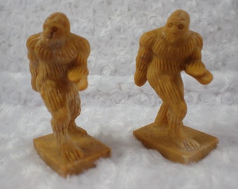 Standing Natural Yellow Jade Crystal Sasquatch Carving - Matte Finish Yeti Carving - 3 Inch Jade - Big Foot Crystal Carving #CRVNG#2207