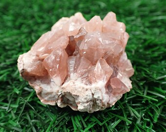 Dark Pink Amethyst Crystal Cluster - Shiny Raw Natural Crystal - Amethyst Dark Pink Crystal - 2 Inch Raw Specimen Pink Amethyst #RAWSM#1072