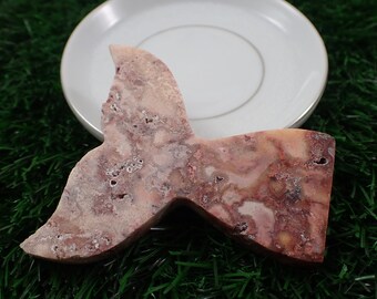 Crazy Lace Agate Crystal Mermaid Tail - Large Pretty Crystal - Whale Tail Crystal Carving - 3 Inches Large Crazy Lace Crystal #ANMLS#1098