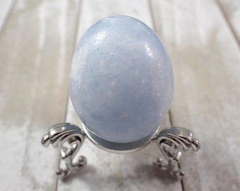 1 Piece Natural Crystal Egg - Smooth Polished Egg - 40x28mm Dark Pink Crystal Egg - No Chips or Cracks - #