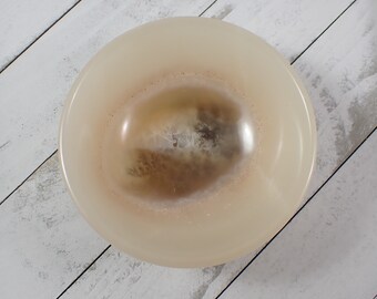 Gorgeous Natural Honey Calcite Crystal Bowl - Smooth Polished Small 4 Inch Bowl - Tray for Crystals - Gold Yellow Honey Calcite #BOWLS#1123