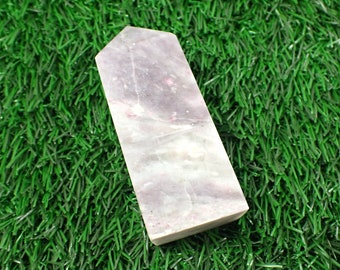 1 Piece Natural Unicorn Stone Crystal Tower - Rectangle Smooth Polished - 86x31x23mm Pink Purple Crystal Tower - Unicorn Stone #TOWER#1201