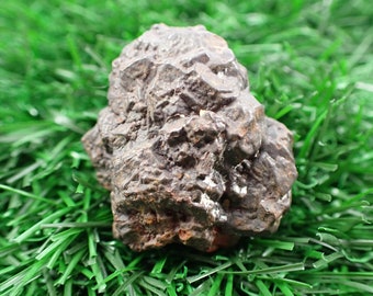 Natural Brown Prophecy Stone Crystal - Rough Natural Brown Textured Stone - Prophecy Stone Rough Crystal - Brown Chunky Crystal #RAWSM#1076