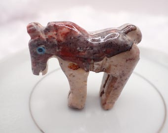 Spirit Animal Horse Dolomite Crystal - Horse Gift for Dad Small Figurine - Metaphysical Healing Crystal Mini Horse Figurine #SPRIT#1007