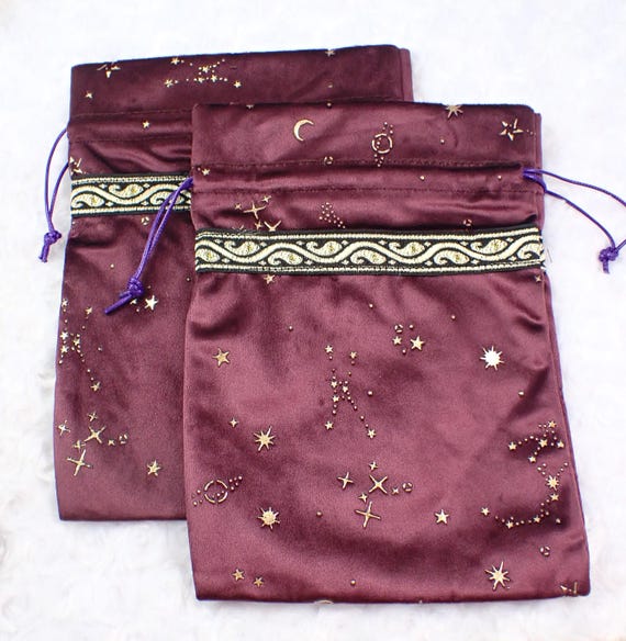 Pochette pour cartes de tarot – Sac de rangement à bijoux avec cordon de serrage | Porte-cartes de tarot souple, accessoires multifonctionnels, sacs à bijoux Oracle Cards pour fête de Noël, ZTD03 Pochette pour cartes de tarot – Sac de rangement à bijoux avec cordon de serrage | Porte-cartes de tarot souple, accessoires multifonctionnels, sacs à bijoux Oracle Cards pour fête de Noël, ZTD03