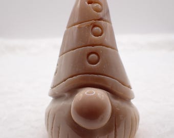 Mookaite Jasper Gnome Crystal Carving - Beige Mustard Maroon - 3.25 Inch Tall Standing Gnome Figurine -Mookaite Jasper Gnome #GNOME#1015