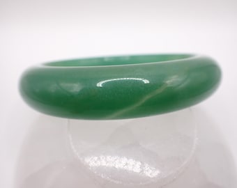 62.0mm Green Aventurine Crystal Bangle Bracelet - Thick Green Crystal Bangle - Natural Green Aventurine Crystal Bracelet Smooth #JEWEL#1779