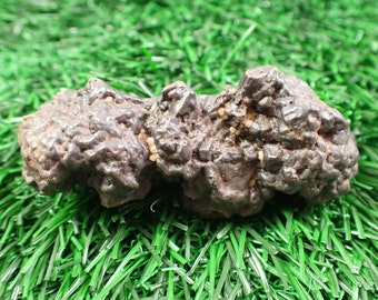 1 Piece Natural Prophecy Stone Crystal - Rough Natural Brown Orange Textured Stone - 2.5 Inch Prophecy Stone Rough Crystal #RAWSM#1061