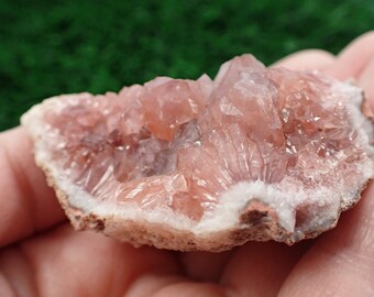 Pink Amethyst Crystal Cluster - Shiny Raw Natural Crystal - Amethyst Dark Pink Crystal - 2.25 Inch Raw Specimen Pink Amethyst #RAWSM#1075