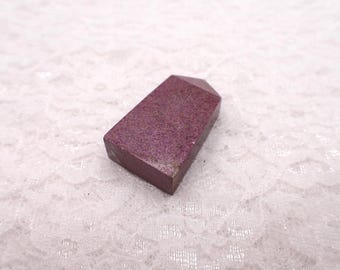 Natural Atlantisite Crystal Tower - Rectangle Smooth Polished - 1.5 Inch Green Purple Crystal Tower - Atlantisite #TOWER#1318