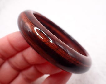 59.3mm Small Red Tiger Eye Jasper Crystal Bangle Bracelet - Thick Natural Crystal - Smooth Polished Bangle #JEWEL#1961