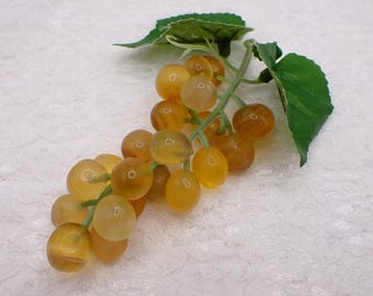 Beautiful Yellow Fluorite Crystal Bunch of Grapes - Flourite Crystal Grapes -  Clear Yellow Fluorite Crystal Grapes #CRVNG#2264