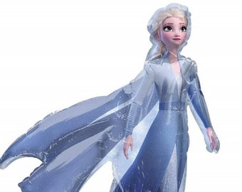 Elsa Balloon: 25" Air-Filled Frozen 2 Party Decoration
