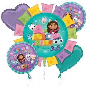 Gabby&#39;s Dollhouse Balloon - Anagram Licensed | Gabby Dollhouse decorations | Gabby Dollhouse Backdrop | Gabby&#39;s Dollhouse party | Pawtastic