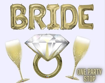 Diamond Ring Foil Balloon: Bachelorette Party Decor