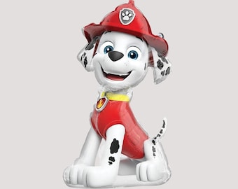 Paw Patrol Marshall Balloon: 33" Foil Mylar Party Decoration