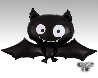 Black Bat Halloween Balloon: Spooky Party Decor