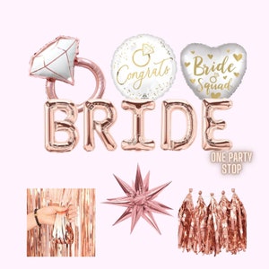 Diamond Engagement Ring Balloon | Diamond Ring Foil Balloon | Bride Balloon | Bridal Shower | Bachelorette Party | Engagement Party
