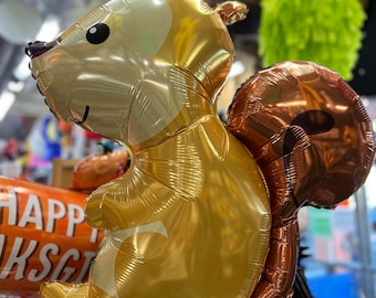 Squirrel Balloon, 36" - Woodland Party Decoration