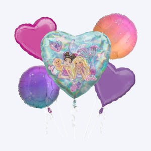 Mermaid Barbie Balloon - Anagram Licensed | Barbie Mermaid Birthday | Barbie Decorations | Barbie Mermaid Party | Birthday Balloons