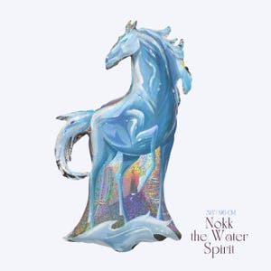 Frozen Nokk Water Spirit Balloon: 25" Frozen Birthday Party Decor image 5