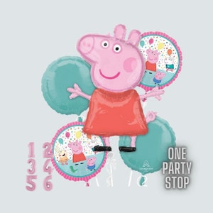 Buy Peppa Pig Party Decorations, Peppa Pig Birthday Decorations, Peppa Pig  Theme, Peppa Pig Photo Props, Peppa Pig Letters Online in India 