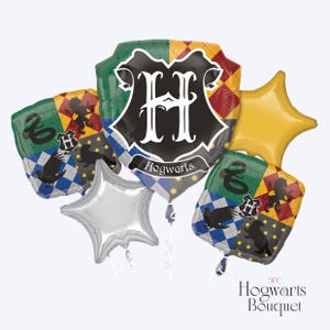 Wizard Balloons - Anagram Licensed | Harry Potter Decorations | Hogwarts balloons | Harry Potter birthday | Hogwarts | Wizard | Owl HP Hogwarts Bqt