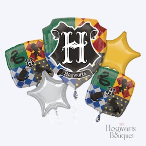 Harry Potter Hogwarts Balloon Bouquet - Licensed Anagram Party Decor